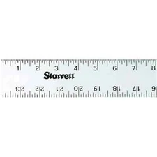 Starrett ASE24-24" X 2" X 0.081" Aluminum Straight Edge 1/8 & 1/16 Grad