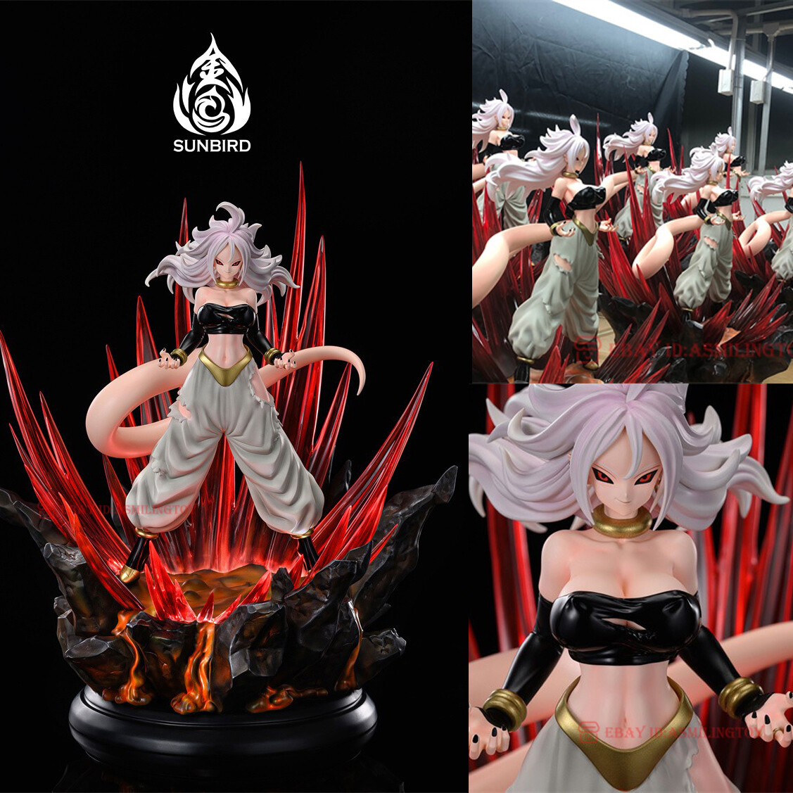 ガレージキット 1/6 DBZ Andro 21 Ver2 未塗装未組立 SunBird Studio Dragon Ball Android 21 Resin Model Statue In Stock