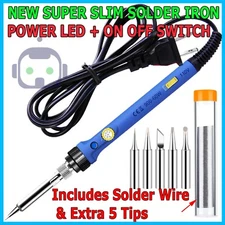 Soldering Iron Wire Electric Adjustable Temperature 60W Welding Solder