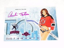 2014 Benchwarmer AMELIA TALON Toronto Expo Hockey Pink Foil Auto/25 PLAYBOY Hot