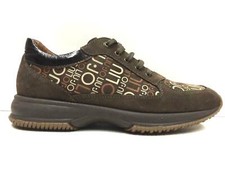 SCARPE SNEAKERS CASUAL DONNA LIU JO FUB1687 PELLE FANGO ORIGINALE AI NEW