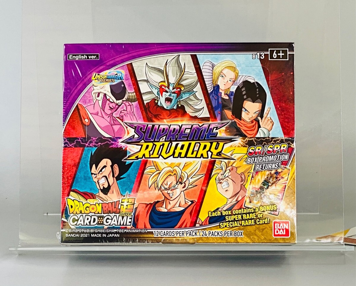 Dragon Ball Super Card Game - Supreme Rivalry Booster Box ENG Sealed | eBay