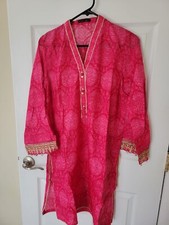 Junaid Jamshed J. Pink Printed Lawn Shalwar Kameez Pakistani Casual Wear