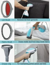 Fast-Heat Handheld Clothes Steamer with Auto-Off & Large Tank