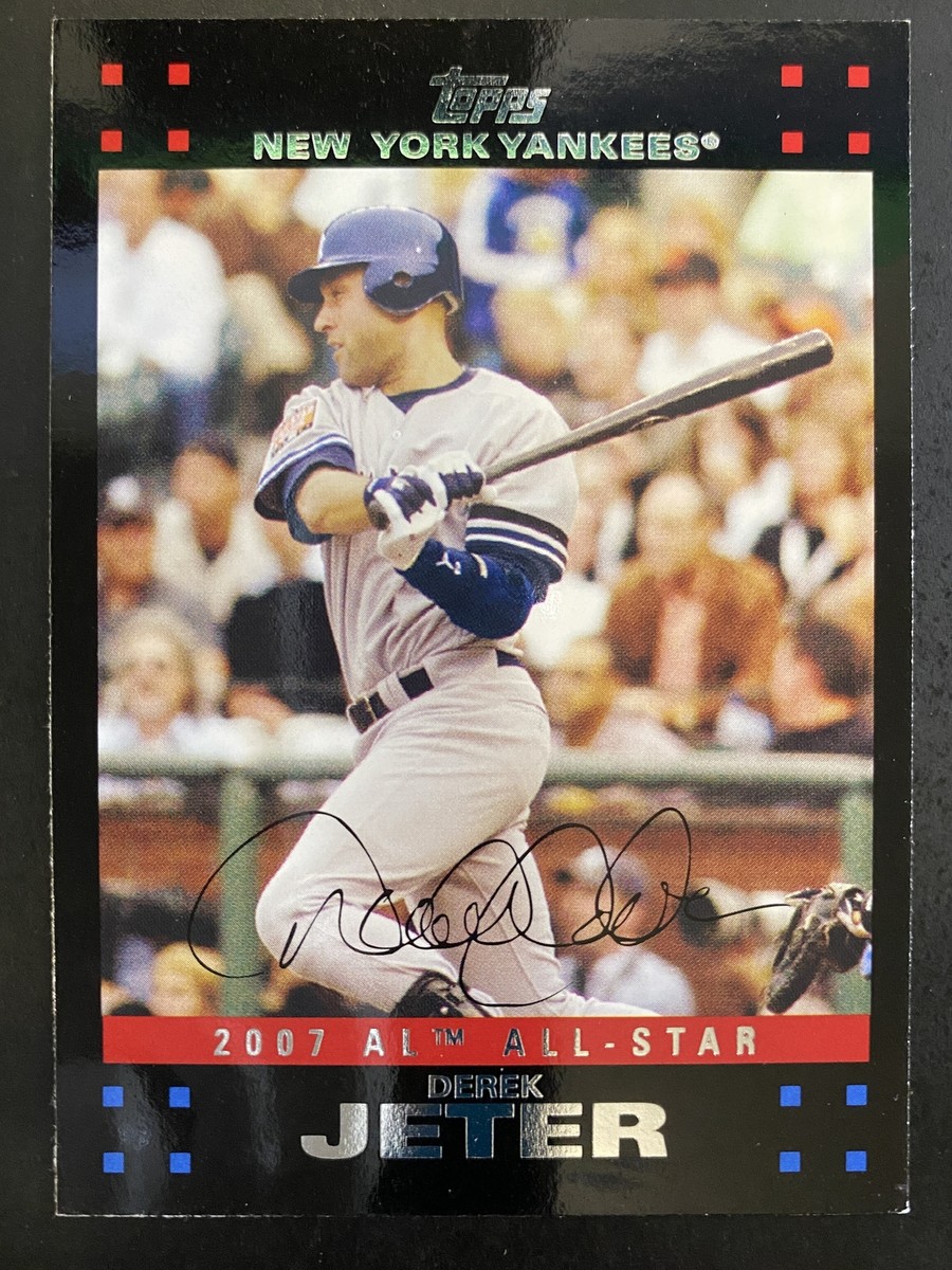 Derek Jeter 2007 Topps Updates & Highlights Baseball New