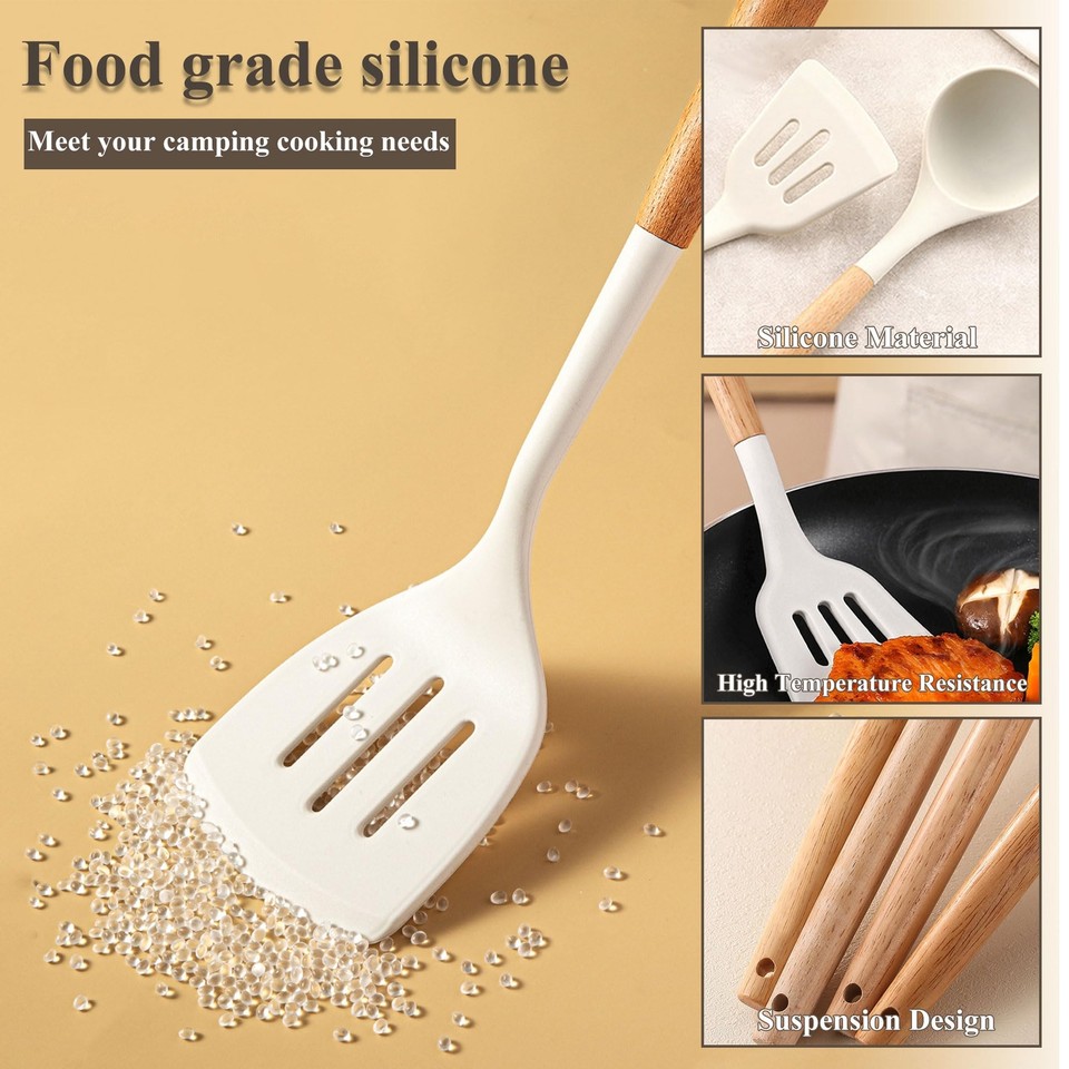 Camping Accessories Kitchen Cooking Utensils Set Portable Outdoor Camp