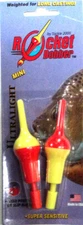 Ultralight Rocket Bobber, TWO Pks, 3-3/4" Durable Fixed/Slip Bobber #4-RBM2-02B