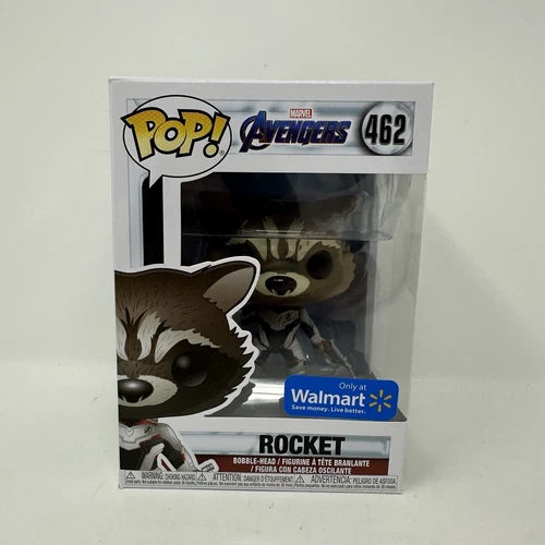 Funko Pop! Vinilo: Marvel - Rocket - Walmart (WMT) (Exclusivo) #462