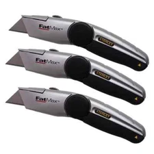3ea Stanley 10-777 FatMax Locking Retractable Utility Knife Cutter Ginven TR