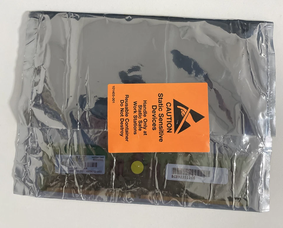 DDR2 ECC RAM 1GB PC2-5300P-555-13-H0 405475-051 - Image 2 of 4