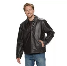  240 Men's Vintage Leather Geniune Leather Jacket
