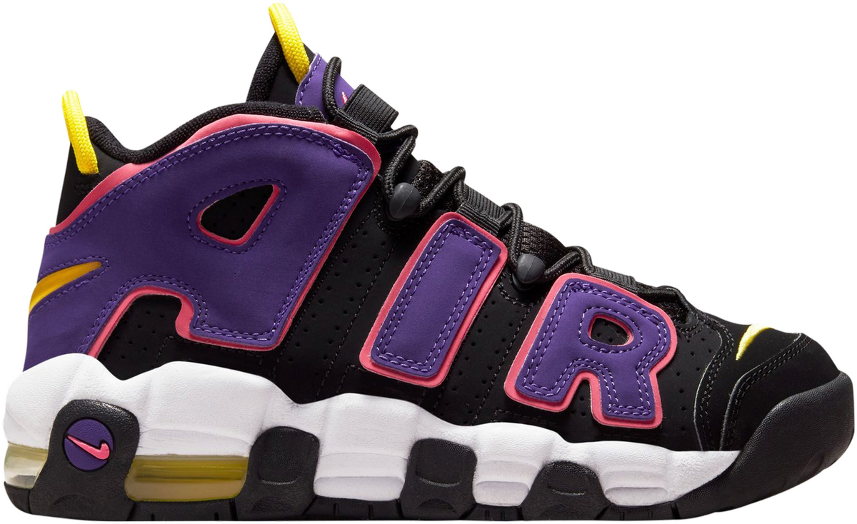 Nike Air More Uptempo '96 GS Black Court Purple Multi DZ5278 Nike Air More Uptempo '96 GS Black Court Purple Multi DZ5278