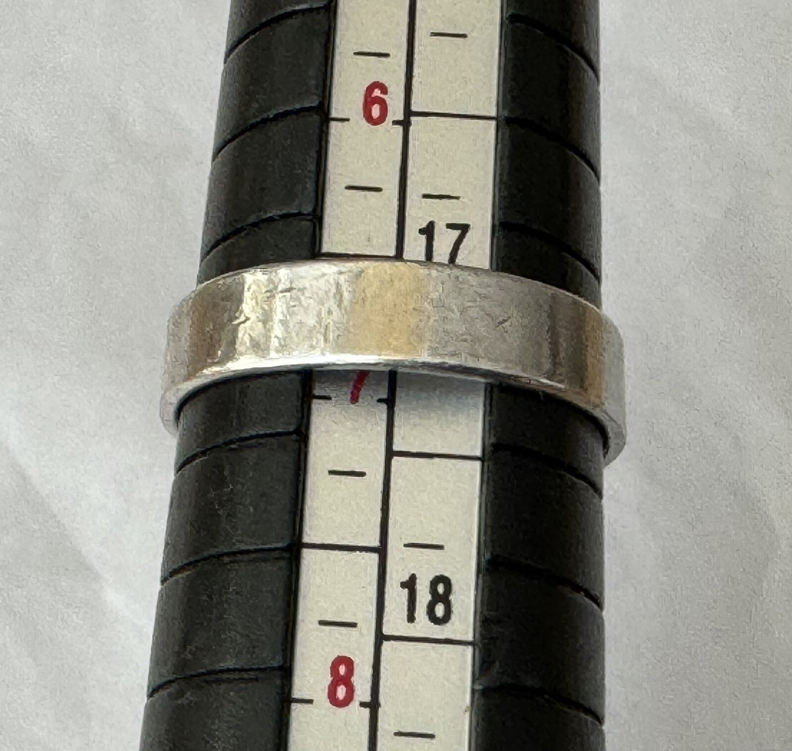 Large Rectangular Green Gem Face 925 Estate Sale … - image 10