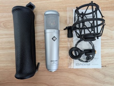 PreSonus PX-1 Large Diaphragm Cardioid Condenser Microphone + Shock Mount SHK-1