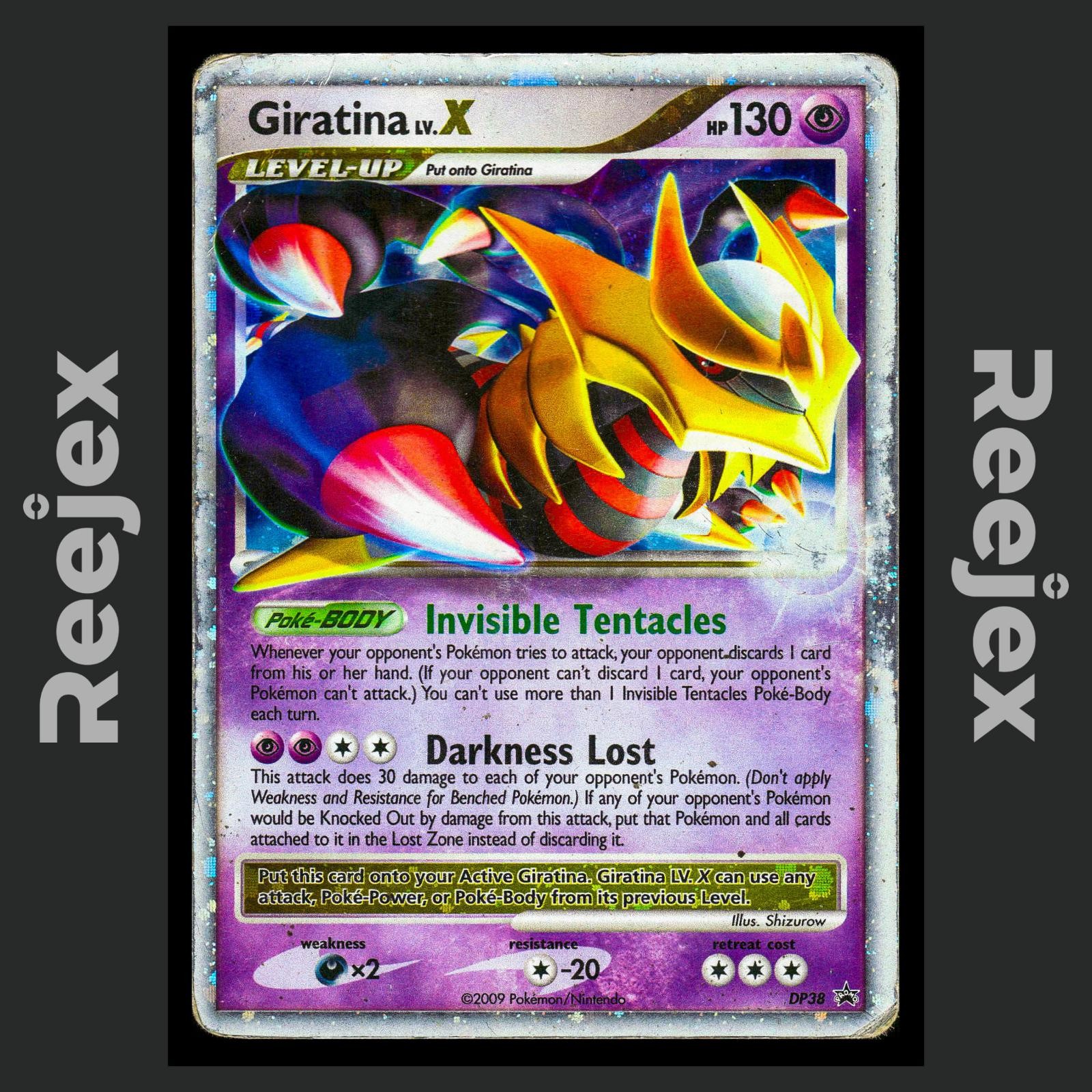 Giratina LV.X - DP38 - Black Star Promo - Diamond and Pearl - Pokemon Card - HP