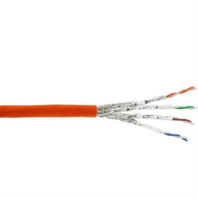 InLine   Duplex Verlegekabel Cat.7a, S/FTP (PiMF), 2x 4 # 77050I