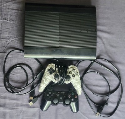 Sony PlayStation 3 Super Slim 500GB w/ DualShock 3, Power & HDMI Cables, Games