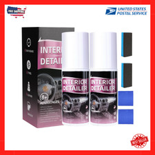 Car Interior Cleaner Set 2Pcs Detailer Spray Deep Cleaner set