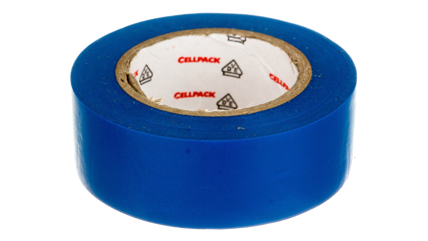 PVC Insulation Tape, 128 0.15-19-10 Blue, 145810 Tapes