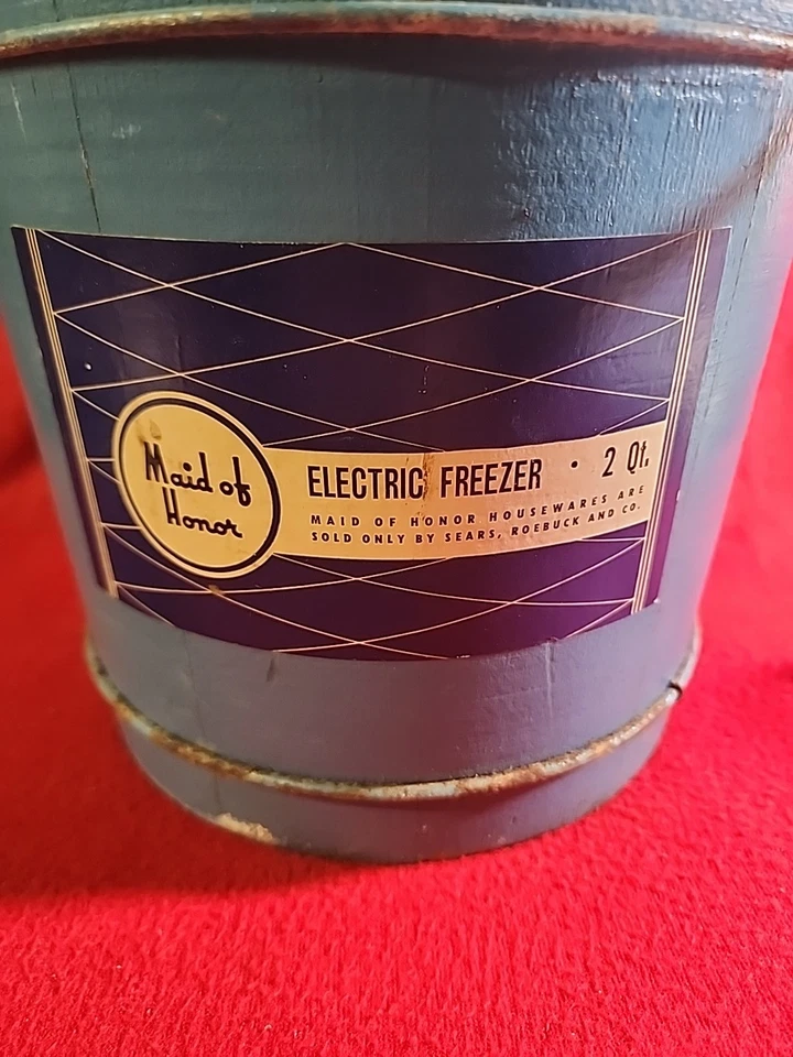 Sears And Roebuck Maid Of Honor электрическая морозильная камера мороженое. Работает хорошо. - Изображение 2 из 4