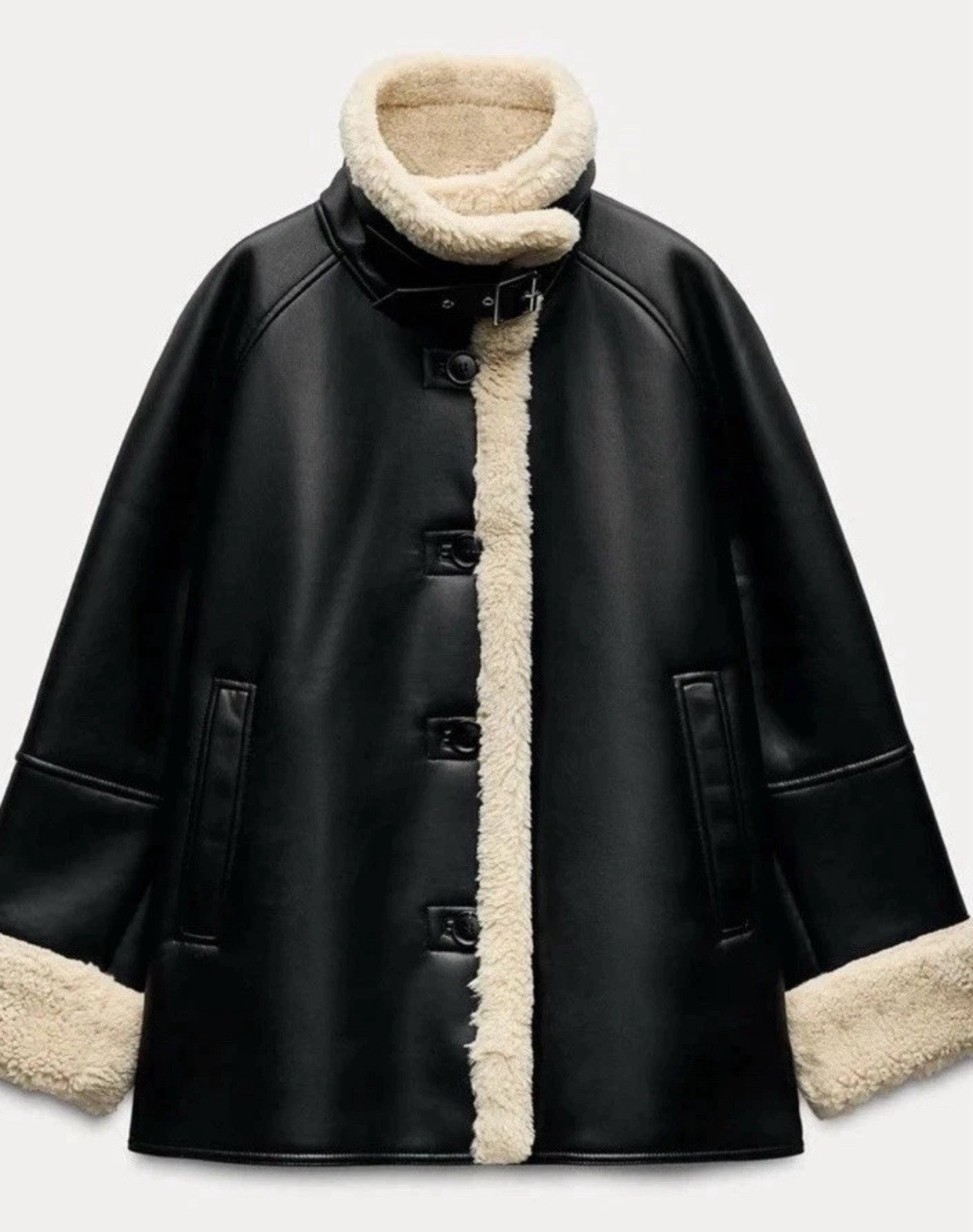 ALTRA ZARAZW COLLECTION GIACCA DOUBLE FACE NERA FW24 25 TAGLIE M REF. 3548 248