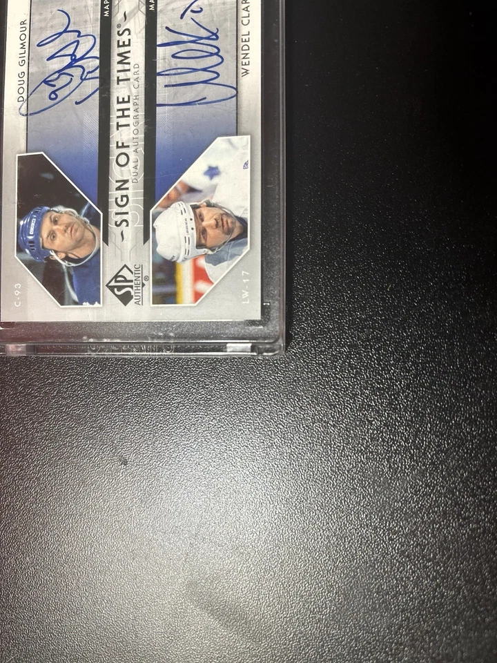 Doug Gilmour/Wendel Clark Sign Of The Times двойной автограф ST-DW - Изображение 2 из 4