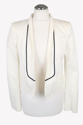 French Connection Damen Blazer Gr. 36 (UK 10) Weiß Businessjacke Damenblazer