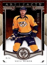 2015-16 Artifacts #120 Shea Weber S /999 - HKY