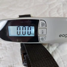 Eagle Creek Luggage Bag Portable Scale Travel Alarm Clock Works 88 Lb. Capacity