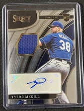 Panini Select 2022 Tylor Megill RC Auto Patch #RJA-TM /299 New York Mets