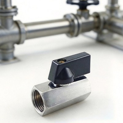 Manual Handle Line Control Fitting Mini Ball Valves Shut Off Valves