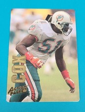 1993 Action Packed #61 Bryan Cox Miami Dolphins FOOTBALL Card 4D