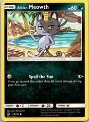 Alolan Meowth 118/214 Lost Thunder