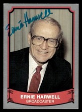 1989 Pacific Legends #172 Ernie Harwell Signed Autograph (no COA) *f1
