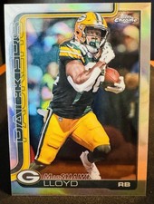 Topps Chrome MarShawn Lloyd Green Bay Packers Refractor 2025 #114 NFL Football