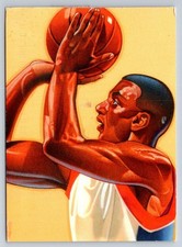 1996 Atlanta Olympics Basketball Postcard - US vs Croatia Dream Team Game