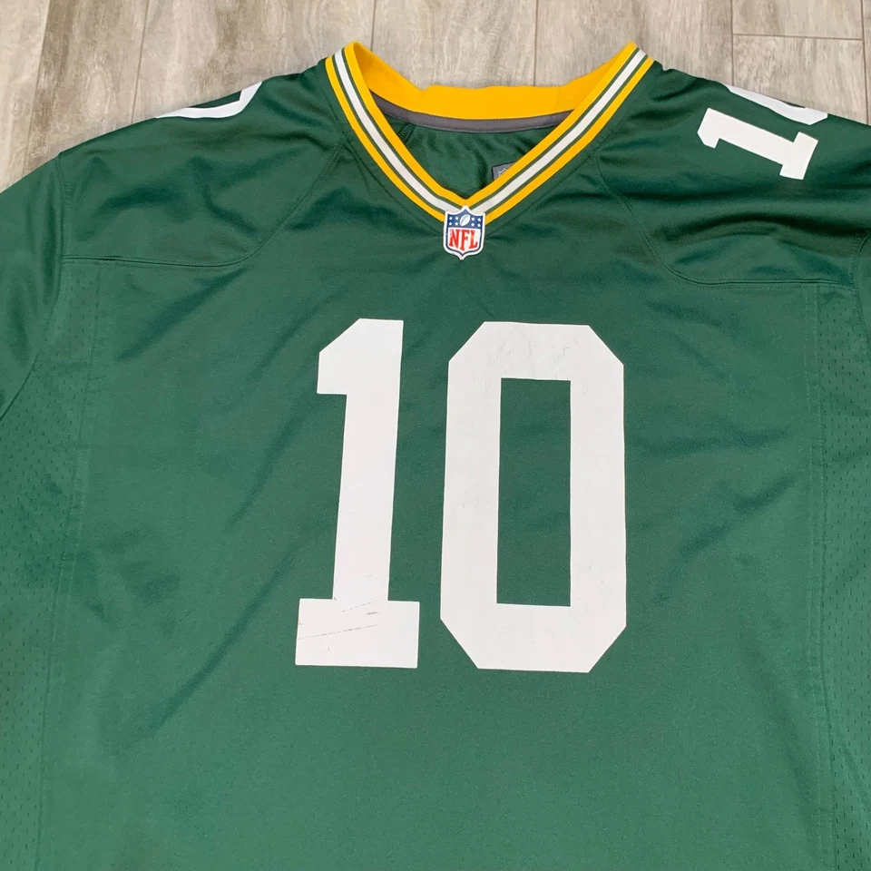 Camiseta Nike Jordan Love para hombre 5XL Green Bay Packers juego NFL Foto 2 de 4