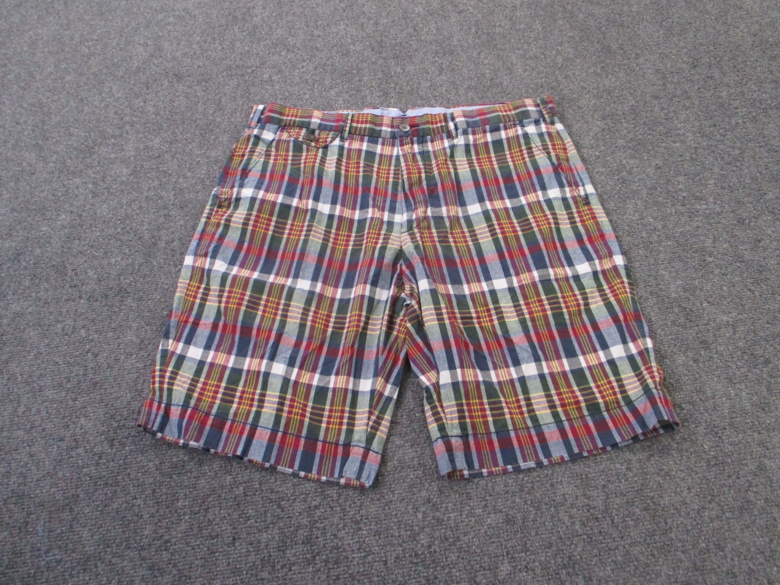 Polo Ralph Lauren Shorts Mens 34 Colorful Plaid Chino India Madras Golf Preppy