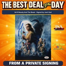 Josh Gad Signed 8x10 Photo Beauty And The Beast JSA COA from Private Signing