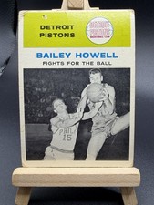 1961-62 Fleer Basketball Bailey Howell Detroit Pistons IA #55 NRMT (OC)