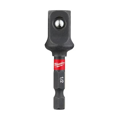Milwaukee Tool 48-32-5034 Shockwave 1/4 In. Hex To 1/2 In. Square Socket Adapter