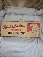 Vintage 1950s Black and Decker Electric Tool Chest