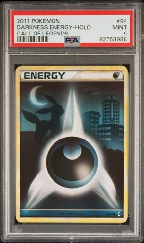 Pokemon Darkness Energy - 94/95  Call of Legends Umbreon Holo PSA 9