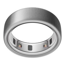 Oura Ring Generation 4 Size 8 Brushed Silver Open Box