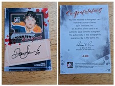 2011-12 ITG Enforcers Auto Dave Semenko #A-DS Auto What An Old Time Hockey Set!