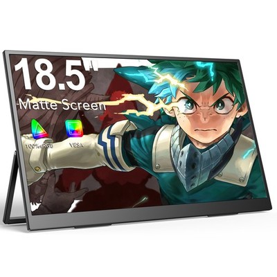 18.5'' Portable Laptop Monitor 1920 * 1080 FHD Computer Display w/Kickstand &VESA