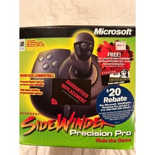 Microsoft SideWinder Precision Pro Flight Joystick USB X03-71936 Vintage PC Box