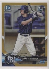 2018 Bowman Draft Chrome Gold Refractor 5/50 Grant Witherspoon #BDC-152 s3g