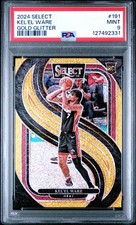 2024 PANINI SELECT GOLD GLITTER #191 KEL'EL WARE PSA 9