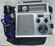 Eton FR-300 5 Band AM FM TV Weather Emergency Hand Crank Radio Recycle Power.